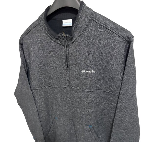 Columbia Sportwear 1/4 Zip Pullover Sweatshirt Mens Size XXL Charcoal Gray - Picture 2 of 6
